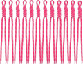 Paracord Keychain Paracord Bag Charm 12pcs Braided Nylon Rope Keychain Cord by Cmidy