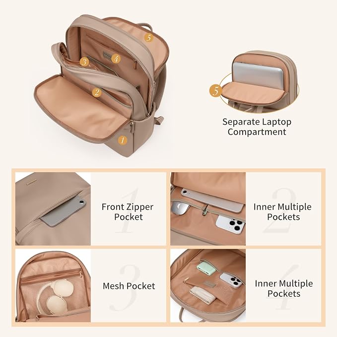 GOLF SUPAGS Women Laptop Backpack Casual Daypack - Image 2
