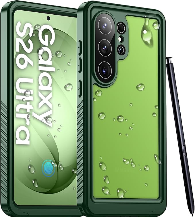 Temdan Designed for Samsung Galaxy S26 Ultra Case Waterproof, Built-in Lens & by Temdan