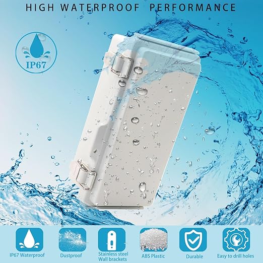 Outdoor Waterproof Electrical Box Junction Box Weatherproof IP67 ABS Plastic - Image 2