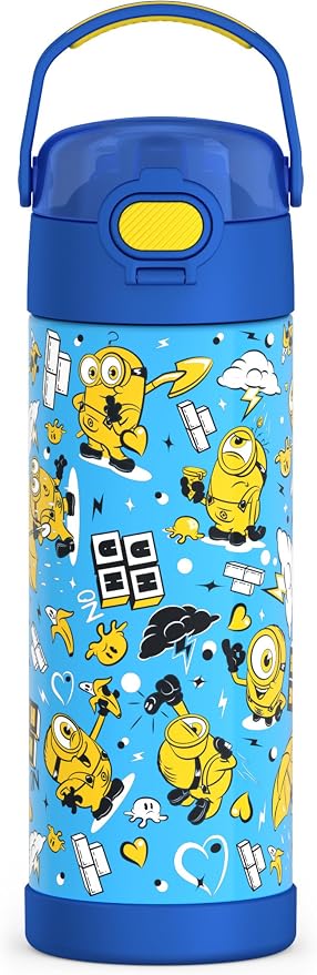 THERMOS FUNTAINER 16 Ounce Stainless Steel Vacuum Insulated Bottle by Thermos