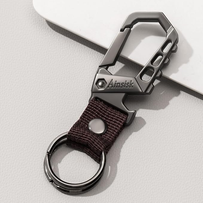 Heavy duty key chain, bottle opener function car keychains, versatile metal - Image 6