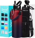 40 OZ Insulated Water Bottles by VICKNIY