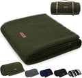 Molithe 100% Wool Blanket, Military Wool Blanket, Sporting Events, Survival Kits by EmbraceCozyWarmthandUltimateComfort