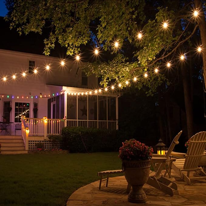 Lightdot 50FT Outdoor String Lights, LED Bistro String Lights - Image 6