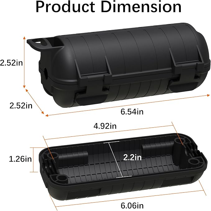 Extension Cord Cover Outdoor, 4 Pack IP54 Water-Resistant Power Cord Protector - Image 4