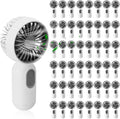 Rossesay 48 Pcs Mini Portable Fan Bulk Cute Handheld Lightweight Small Little by Rossesay