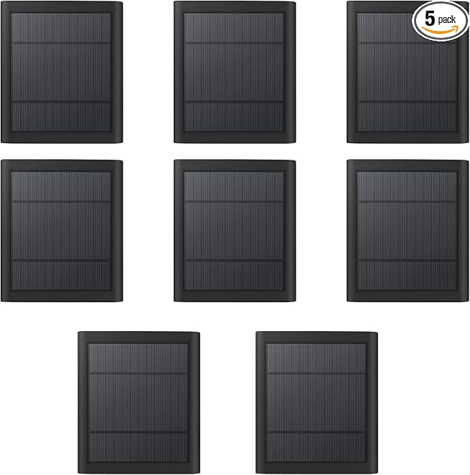 USB-C to Ring Barrel Plug 8Pack 4W Solar Charger by Paodekua