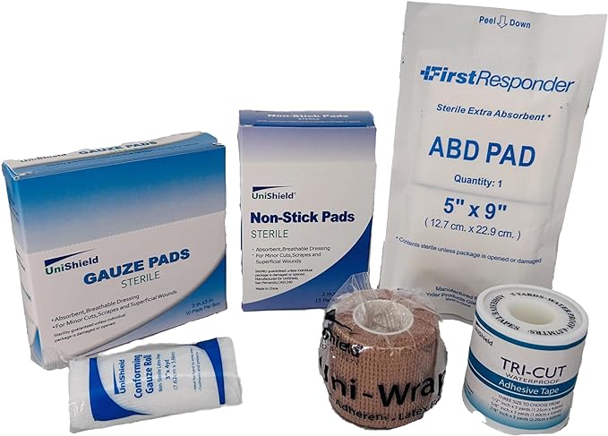 4-Shelf Restaurant Metal 1st Aid Cabinet Class B, Large Capacity First Aid Wall - Image 8