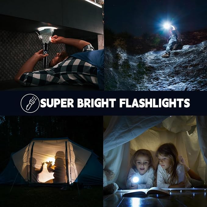 3Pack Rechargeable Flashlights High Lumens, 5Modes LED Flashlight Rechargeable - Image 7