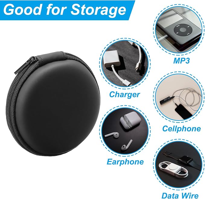 PATIKIL 3.54" Diameter Electronic Organizer Case, Charger Cord - Image 5