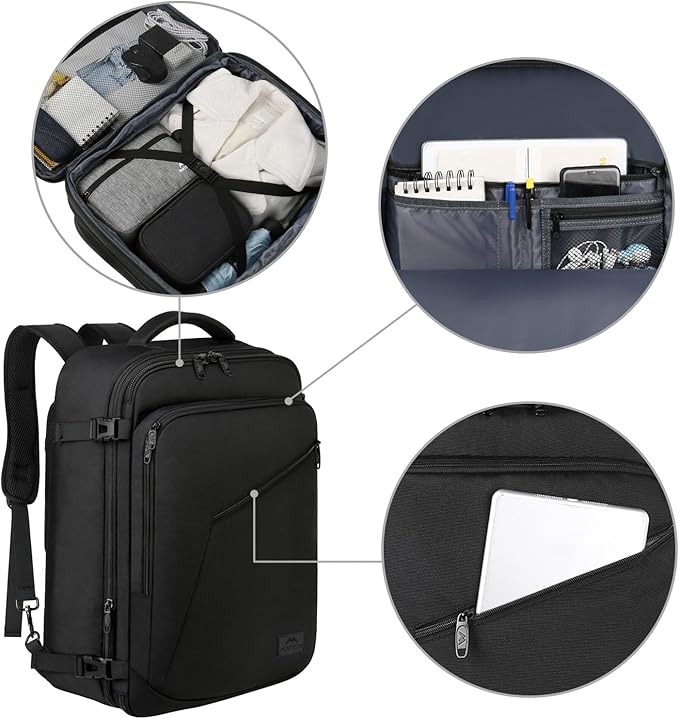 MATEIN 45L Travel Backpack, Large Carry on Backpack - Image 8