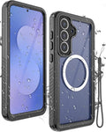 Miimall for Samsung Galaxy S25FE Phone Case Waterproof, 12FT Military Drop Proof by Miimall