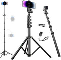 Nineigh 80" Phone Tripod, Selfie Stick Cellphone Tripod, Aluminum Tripods Stand by Nineigh