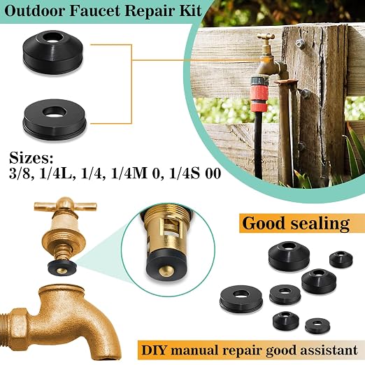 XBVV 37 Size 1075 Pcs Faucet Washers & O-Rings Kit & Plumbing Gasket 3-in-1 - Image 3