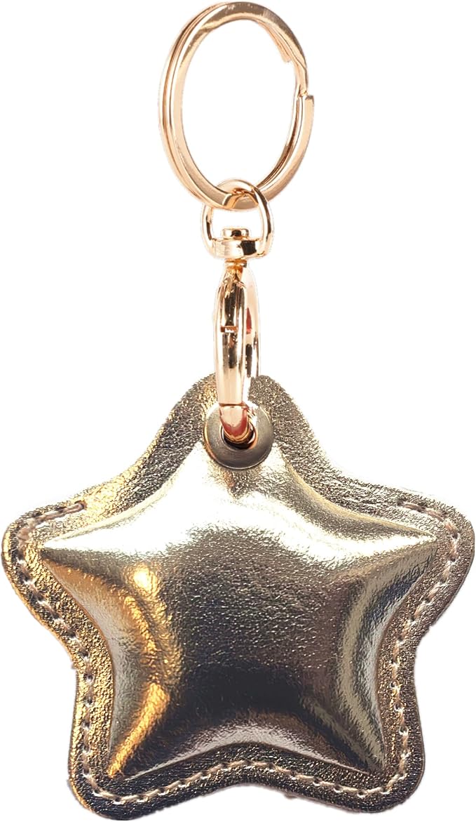 Leather Charm Keychain Holder Case Compatible by BORKUANA