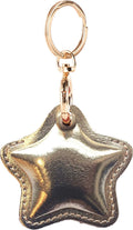 Leather Charm Keychain Holder Case Compatible by BORKUANA