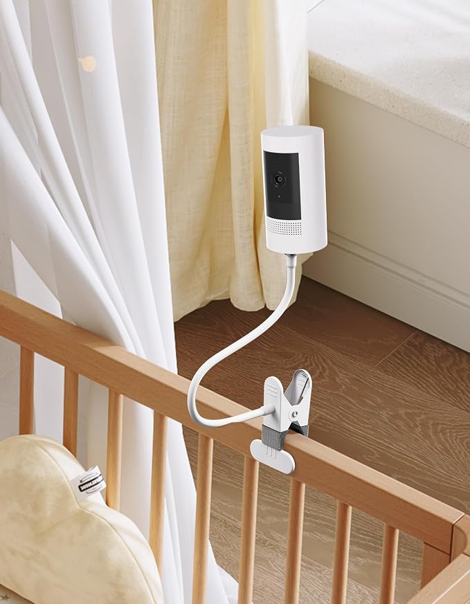 Flexible Gooseneck Clip Mount for Ring Stick Up Cam, Outdoor Cam Plus & Stick - Image 5