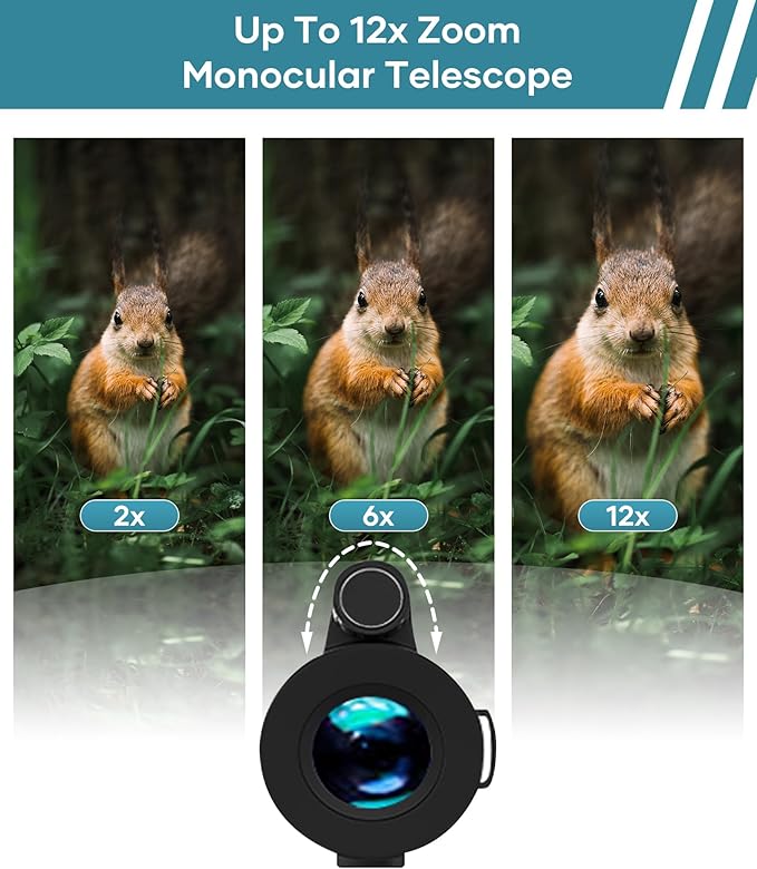 Monocular Telescope 12X60 HD High Power - Image 4