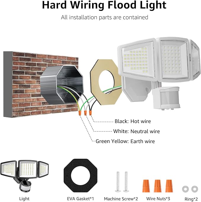 Lepro LED Security Lights, Outdoor Motion Sensor Light, Flood Lights - Image 9