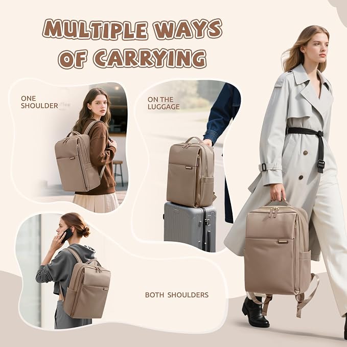 Laptop Backpack for Women, Work Business Traval Computer Backpacks - Image 7