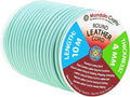Mandala Crafts Round Genuine Mint Leather Cord by MandalaCrafts