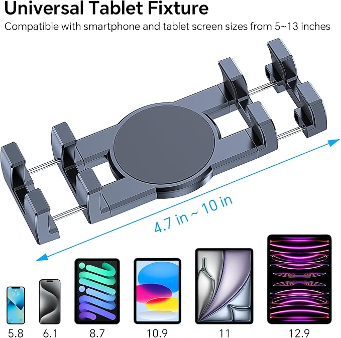 Tablet Holder for Car ipad Holder for Car【Windshield+Dash】Suction Cup ipad - Image 8