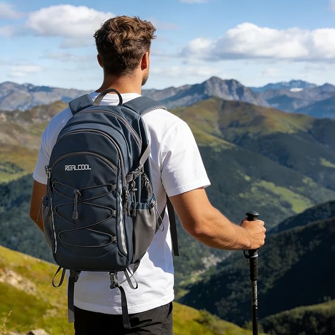 RealCool Hiking Backpack for Men Women, 30L Lightweight Waterproof Travel - Image 6