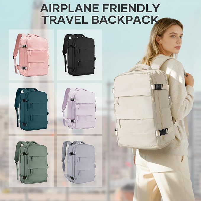 coowoz Travel Backpack For Women Men, Carry On Backpack, Hiking Backpacks - Image 8
