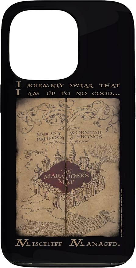 iPhone 13 Pro Harry Potter Marauder's Map Words Case by HarryPotter