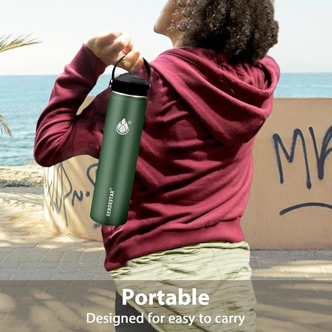 Insulated Water Bottle 32 oz - Image 6