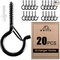 ADIIL 20 PCS Q Hanger Hooks by ADIIL