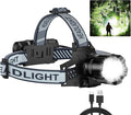 NiaoChao Headlamp Rechargeable, 99000 LM Super Bright LED Head Lamp by NiaoChao