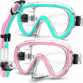 Bairuifu 2-Pack Snorkel Gear for Adults | Enhanced Anti-Fog & Anti-Leak by BAIRUIFU