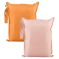 Tiny Twinkle Mess Proof Wet Bags | 2-Pack Reusable Waterproof Wet Bags by TinyTwinkle