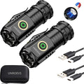 UNROEVS Mini Flashlight 2550 Lumens Rechargeable USB C Charging, Small by UNROEVS