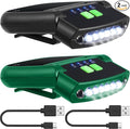 Mudder LED Clip on Cap Lights USB Rechargeable Cap Flashlight Clip Waterproof by Mudder