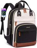 LOVEVOOK Backpack Purse for Women, Fits 17 Inch Laptop, Fashion Travel Work by LOVEVOOK