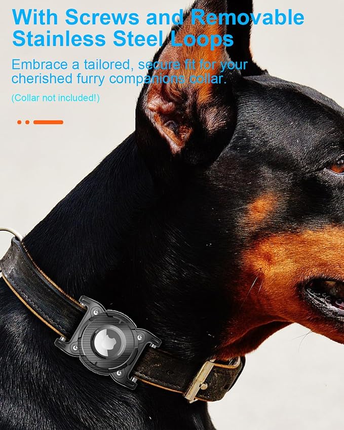 ONEONTA for Airtag Dog Collar Holder 2 Pack | Airtag Dog Waterproof - Image 2