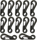 Mini Carabiner Clips with Metal Spring Wiregate Hook and Little Eye Hole by Bytiyar