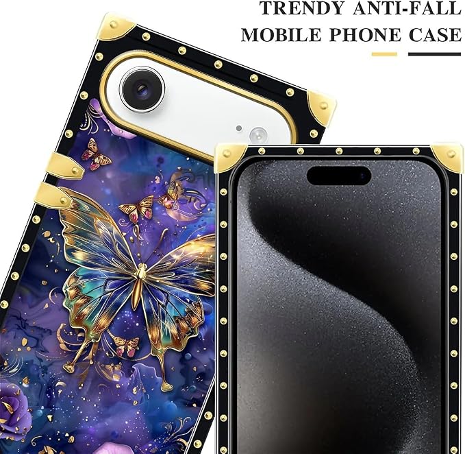 for iPhone 17 Air Case Luxury Golden Decoration - Image 4