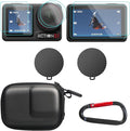 OSMO Action 5 Pro Accessories, PU Portable Mini Carrying Bag Case, Lens Screen by JIMOVA