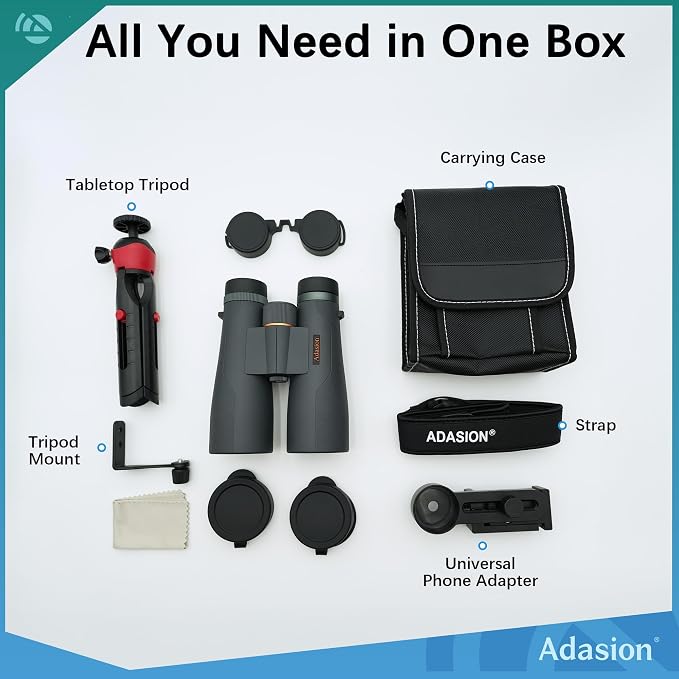 Adasion 15x56 UHD Binoculars for Adults High Powered - Image 8