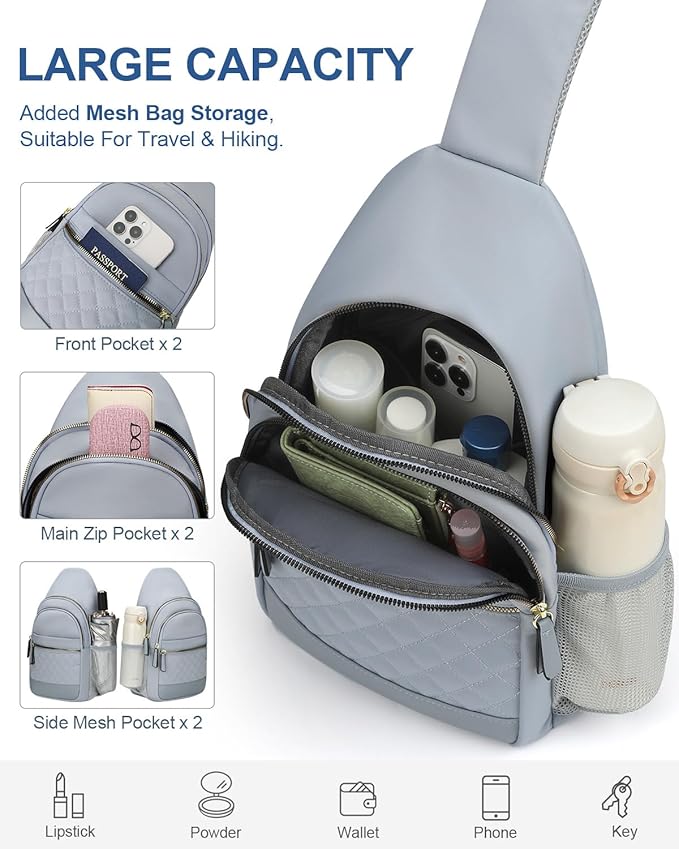 Capolo Sling Bag for Women Men Waterproof Crossbody Bags for Women Trendy - Image 4