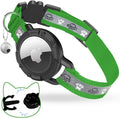 Breakaway AirTag Cat Collar, Reflective Cat Tracker Collar by ODOKELE
