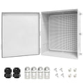 LeMotech Electrical Box, IP67 Waterproof Hinged Cover Stainless Steel Latch by LeMotech