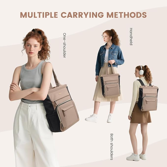 Convertible Daypack Laptop Backpack - Image 6