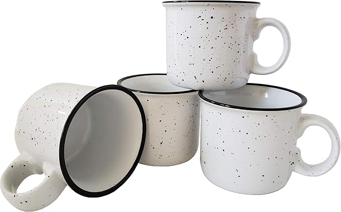 14oz Ceramic Campfire Coffee Mug by EssentialDrinkware