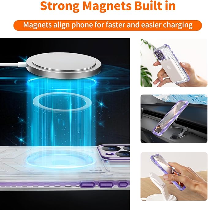 for iPhone 15 Pro Waterproof Case, IP68 Underwater Case Built-in Screen - Image 6