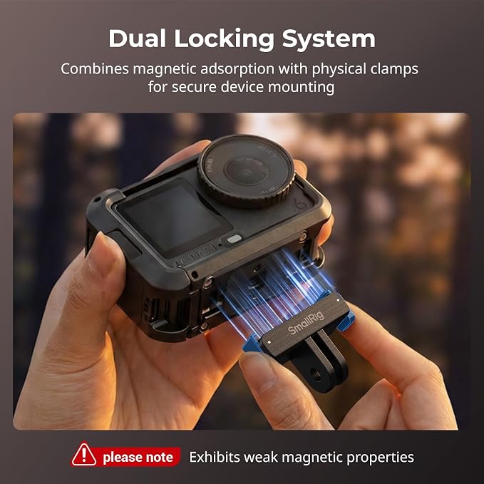 SmallRig Action 6 / Nano Magnetic Quick-Release Adapter Mount - Image 3